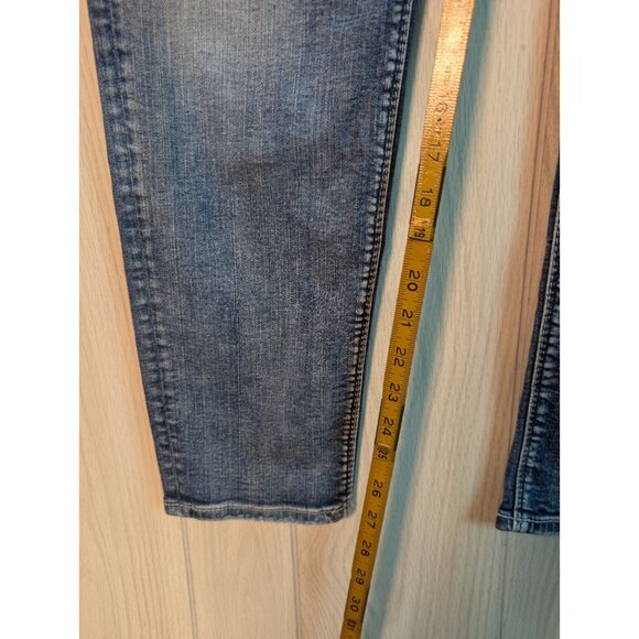 Silver Jeans Womens 30x27 Sam Boyfriend Distressed Stretch Blue Denim - Picture 10 of 10